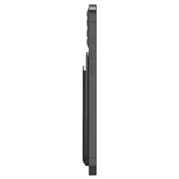 Spigen Valentinus Magsafe Card Holder magnetische Dokumententasche für Magsafe für iPhone 12/13 Schwarz