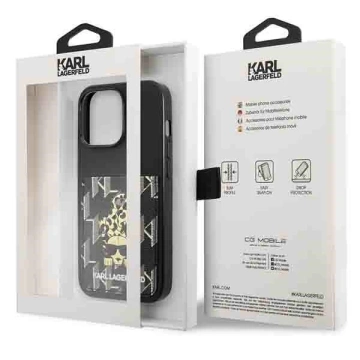 Etui Karl Lagerfeld KLHCP13LCANCNK für iPhone 13 Pro / 13 6,1" Hardcase Karlimals Cardslot