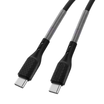 Kabel USB-C – USB-C 100W Forcell F-Energy Carbon 1 m CB-04C czarny