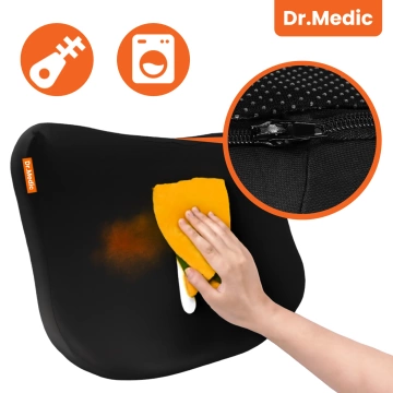 DR.MEDIC SeatRest™ Ergonomisches Bürokissen für Autositze, Steißbeinstütze, für Bürostühle, Autositze