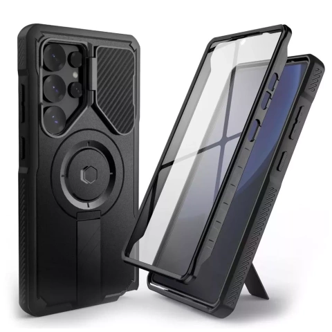 Etui do Samsung Galaxy S25 Ultra obudowa ochronna Tech-Protect Kevlar MagSafe+ Black