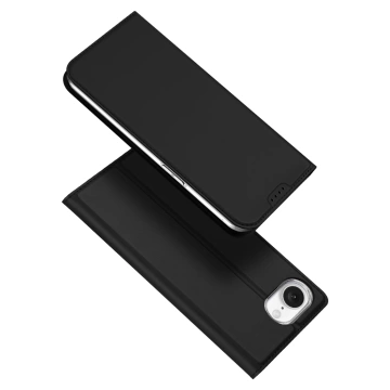 Apple iPhone 16e / SE 4 2025 Dux Ducis Schutzhülle mit Skin Pro Flip Schwarz