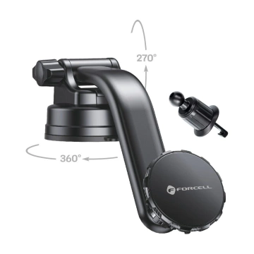 Uchwyt Samochodowy Forcell  F-GRIP MagLuxe Magnetyczny 3w1 z Regulacją