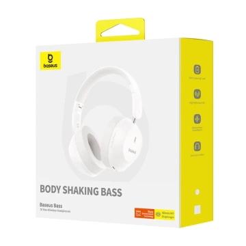 Baseus Bass 30 Max Kabellose Kopfhörer Weiß