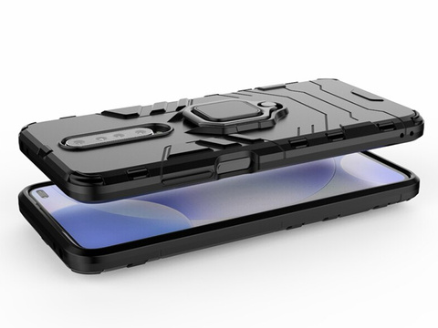Alogy Stand Ring Armor Hülle für Xiaomi Poco X2 schwarz