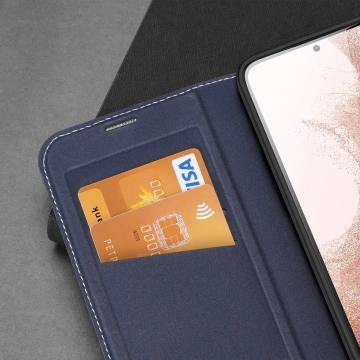 Etui ochronne Dux Ducis Skin X2 do Samsung Galaxy S23+ pokrowiec z klapką portfel podstawka niebieskie