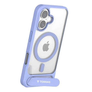 Torras Pstand Series Case für iPhone 16 Blau