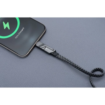 Kabel 4w1 Forcell USB-C USB-A Lightning 60W QC4.0 PD Laptop Nylon 1m