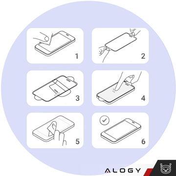 Szkło hartowane 9H do Samsung Galaxy S23 FE na ekran telefonu Alogy Screen Protector PRO+