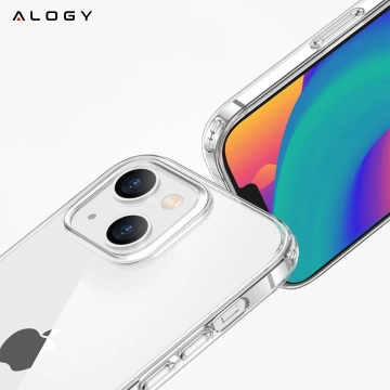 Etui pancerne obudowa Alogy Hybrid Case do Apple iPhone 13/14 Przezroczyste