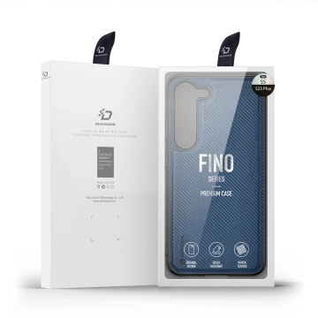 Etui ochronne Dux Ducis Fino do Samsung Galaxy S23+ pokrowiec z silikonową ramką niebieskie