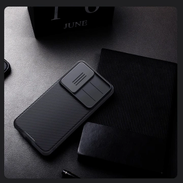 Hülle für Samsung Galaxy S25 Nillkin CamShield Pro Schwarz