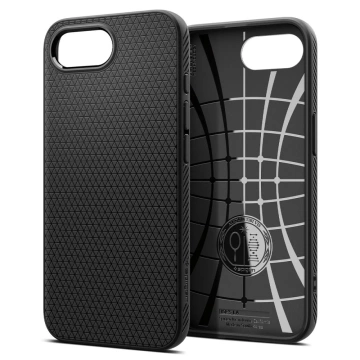 Etui für iPhone 16e Spigen Liquid Air Mattschwarz