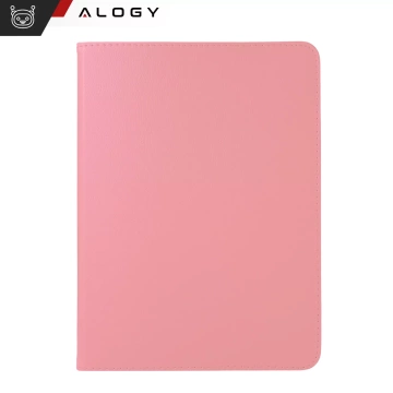 Etui 360 do Lenovo Tab K11 / K11E 11” M11 10.95" TB330FU / TB330XU / TB331FC obrotowe pokrowiec obudowa z klapką na tablet Case Alogy Różowe