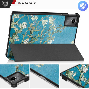 Etui do Lenovo Tab K11 / K11E 11” M11 10.95" TB330FU / TB330XU / TB331FC obudowa na tablet Case Alogy Book Cover Kwitnący migdałowiec (van Gogh)