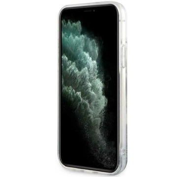 Karl Lagerfeld Handyschutzhülle KLHCP12MLNHCCS für Apple iPhone 12 /12 Pro 6.1" Silber/Silber Hardcase Glitter Choupette Head