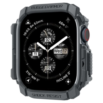 ETUI DO APPLE WATCH 10 (46MM) SZARE DARK GREY SPIGEN RUGGED ARMOR