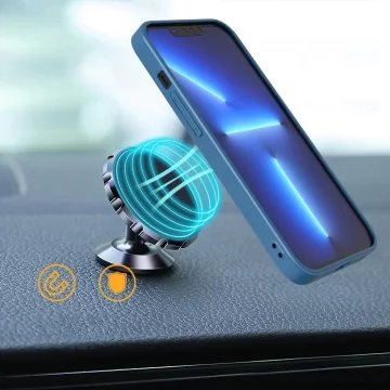 New Kickstand Case etui do iPhone 13 Pro z podstawką fioletowy