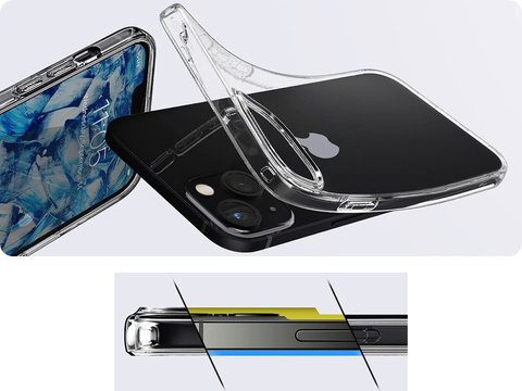 Spigen Liquid Crystal Hülle für Apple iPhone 13 Kristallklares Glas