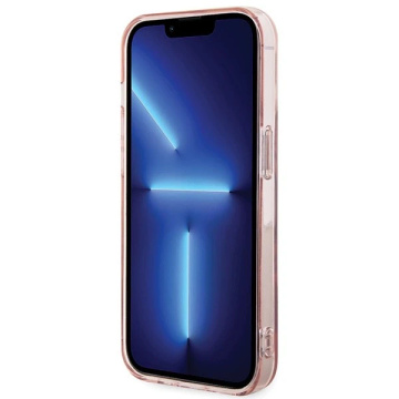 Etui Karl Lagerfeld KLHMP15LHFCCNOP do iPhone 15 Pro 6.1" różowy/pink hardcase IML Choupette MagSafe