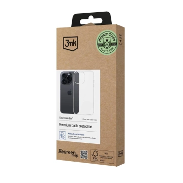 Etui ochronne do Apple iPhone 15 Pro Max 3mk Clear Case Eco