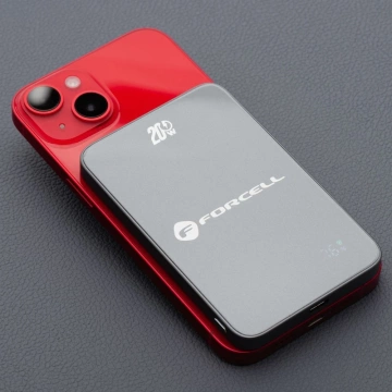 Powerbank MagSafe Forcell F-Energy F5K8 5000mAh 15W Tytanowy