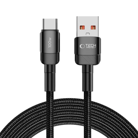 Kabel UltraBoost Evo USB-C / USB-C PD 100W 5A 3m Czarny