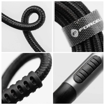 Kabel USB-A do USB-C Forcell 66W QC 3.0 SUPERVOOC Nylon 2m Laptop
