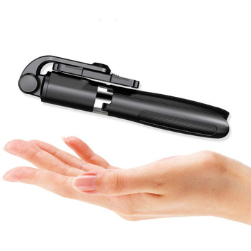 Kijek Uchwyt Selfie Stick Tripod Bluetooth bezprzewodowy L01S Wireless Black