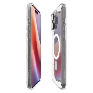 Etui Spigen Ultra Hybrid Mag MagSafe für Apple iPhone 16 Pro Max Weiß
