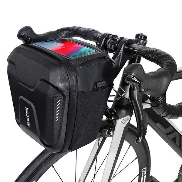 WILDMAN Lenkertasche GS9 3L Fahrradhalterung Schwarz Wasserdicht