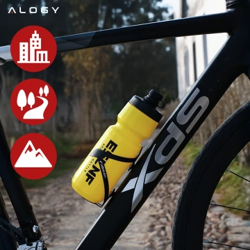 Wasserflaschenkorb, Getränk, Wasserflasche, Fahrradhalter, universeller Wasserflaschenhalter, mit Platz für Airtag, Schwarz und Rot