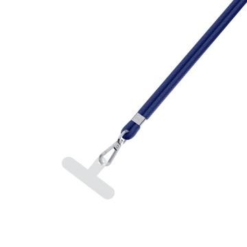 Universelles Smartphone-Lanyard 3mk EasyClip Dunkelblau (Silber)
