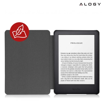 Etui ochronne na czytnik E-Book Alogy ProBook Cover obudowa do Kindle 11 / 12 2022 / 2024 (6") Granatowe