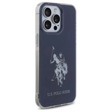 Etui do iPhone 15 Pro Max US Polo Shiny Big Logo Granatowe