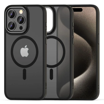 Etui Magmat ”2” Magsafe do Apple iPhone 15 Pro Max Matte Black