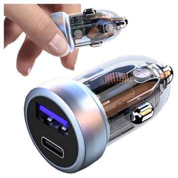 Alogy Kfz-Ladegerät mit Schnellladefunktion (QC3.0 PowerDelivery PD), 33 W, USB-C