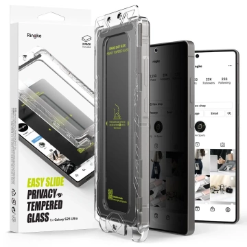 Szkło Prywatności do Samsung Galaxy S25 Ultra Ringke Easy Slide 2-Pack Filtr Polaryzacyjny