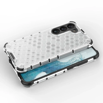 Etui Honeycomb do Samsung Galaxy S23 pancerny hybrydowy pokrowiec czarne