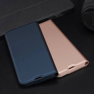Dux Ducis Skin Pro Holster Flip Cover für iPhone 13 Pro Max blau