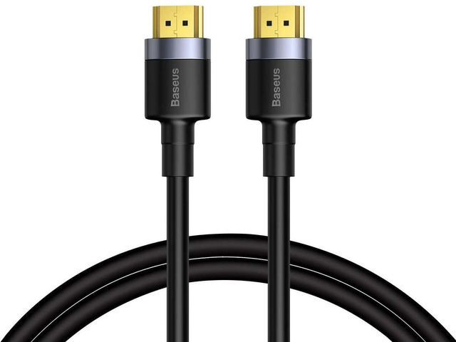 Kabel HDMI- HDMI 2.0 Baseus Cafule 4K FULL HD 3D 2m Czarno-szary