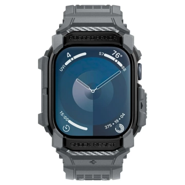 ETUI Z PASKIEM DO APPLE WATCH 10 (46MM) DARK GREY SPIGEN RUGGED ARMOR PRO