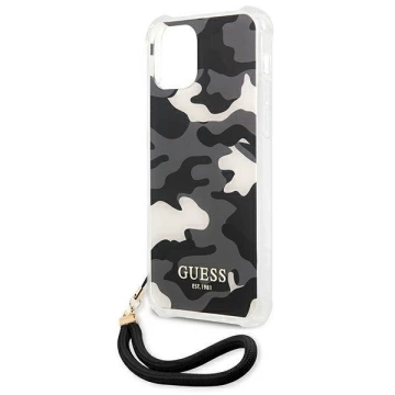 Guess GUHCP12LKSARBK iPhone 12 Pro Max 6,7" Czarny/Black Hardcase Camo Collection
