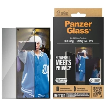Szkło hartowane do Samsung Galaxy S24 Ultra PanzerGlass Ultra-Wide Fit Privacy