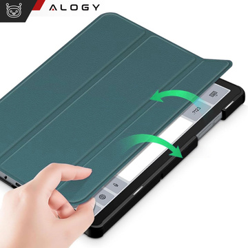 Etui do Samsung Galaxy Tab A11+ / A9+ Plus 2023 11" X210/X215/X216 obudowa na tablet Case Alogy Book Cover Zielone