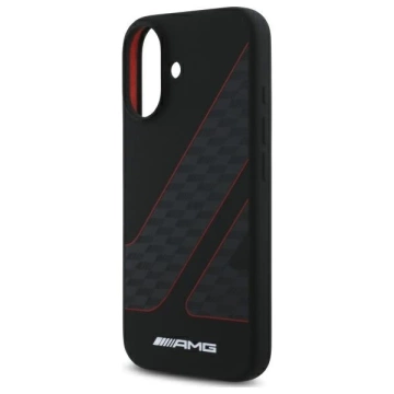 Mercedes-AMG Checkered Flag MagSafe Hardcase do iPhone 16 6,1″ – Czarny