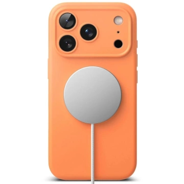 Etui do iPhone 17 Pro Ringke Silicone Magnetic MagSafe Pomarańczowe