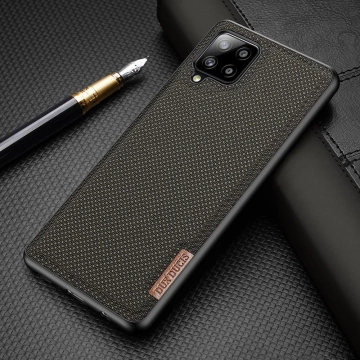 Dux Ducis Fino Schutzhülle mit Nylonbezug für Samsung Galaxy A42 5G grün