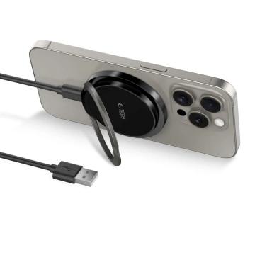 Ładowarka MagSafe Tech-Protect QI15W-A33 Czarna 15W Stojak