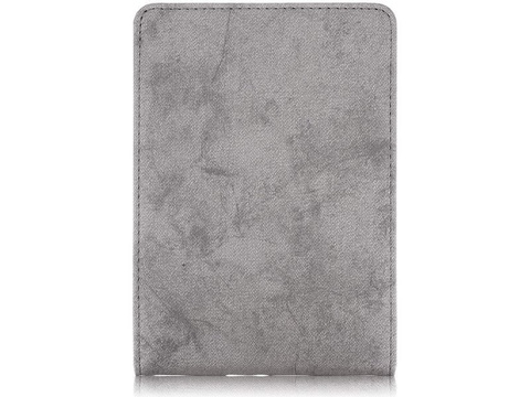 Etui Alogy Slim Leather do Kindle Paperwhite 4 2018/2019 Szare + Folia